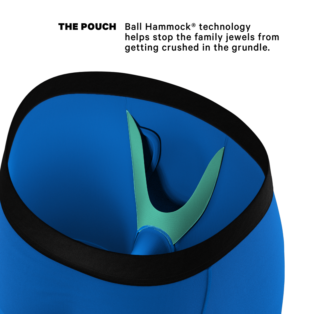 The Crown Jewels | Royal Blue Long Leg Ball Hammock® Pouch Underwear With Fly