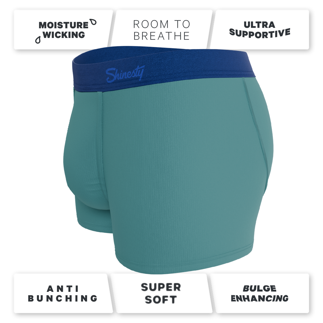 The Curacao | Teal Ball Hammock® Pouch Trunks Underwear