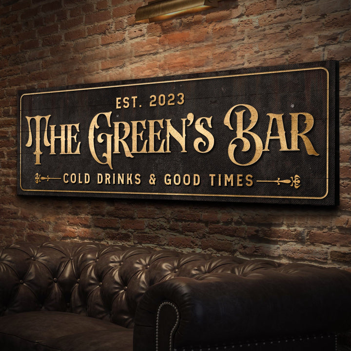 Custom Bar Sign III