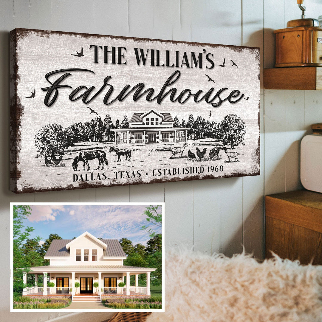Custom Farmhouse Sign