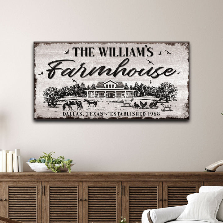 Custom Farmhouse Sign