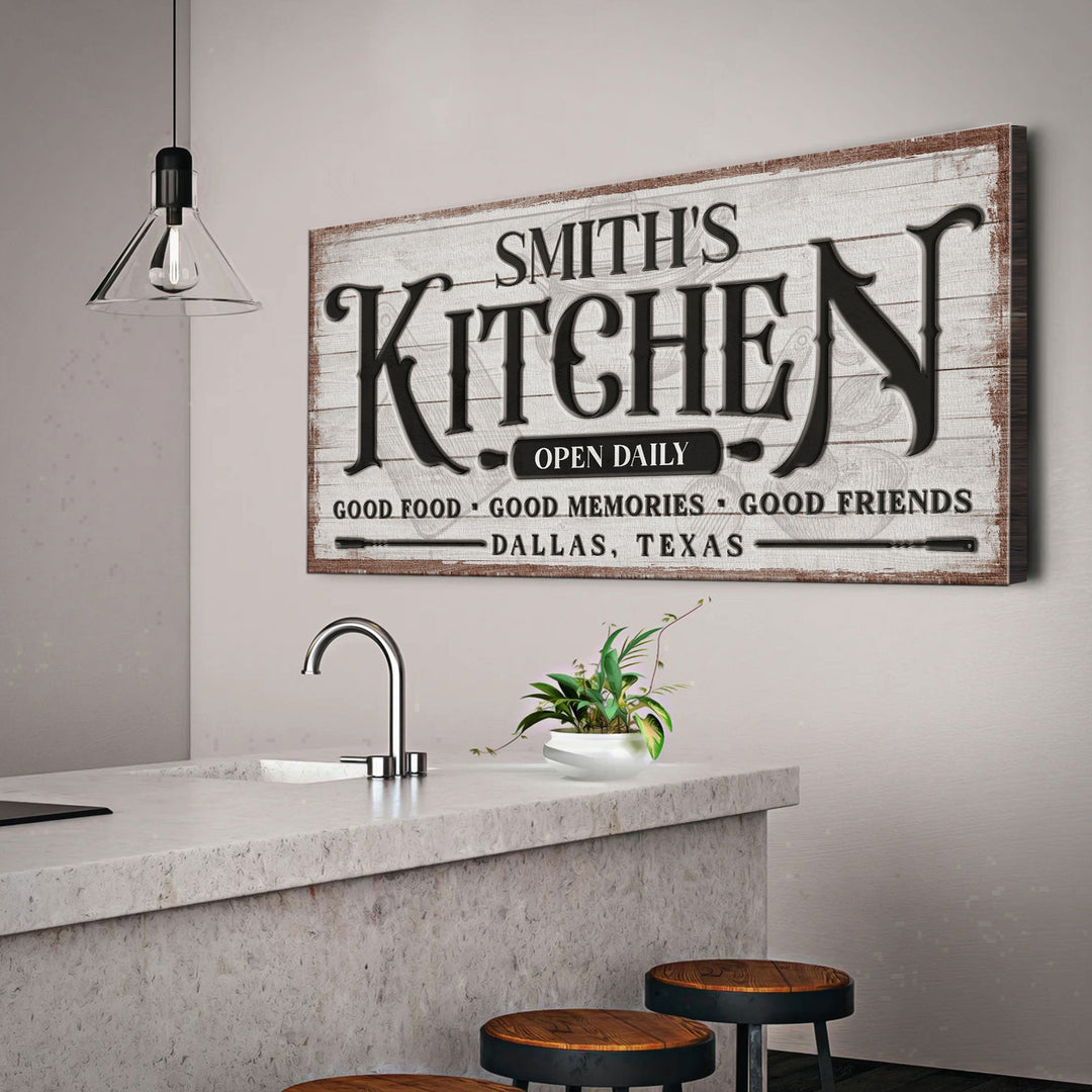 Custom Kitchen Sign
