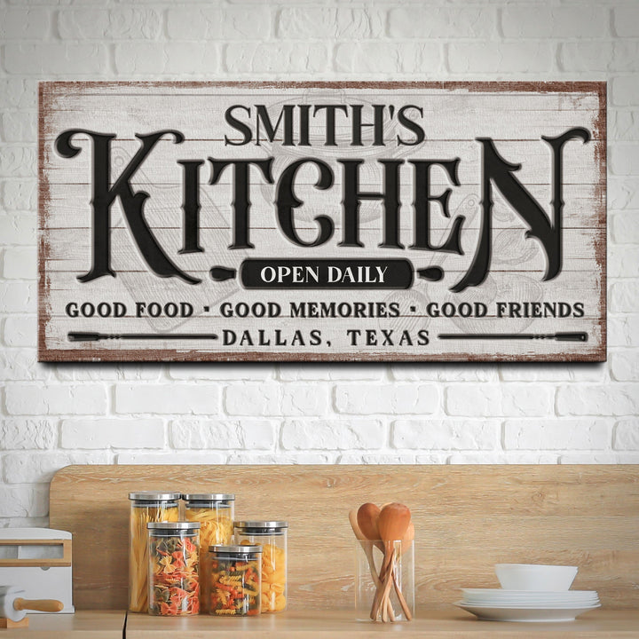 Custom Kitchen Sign