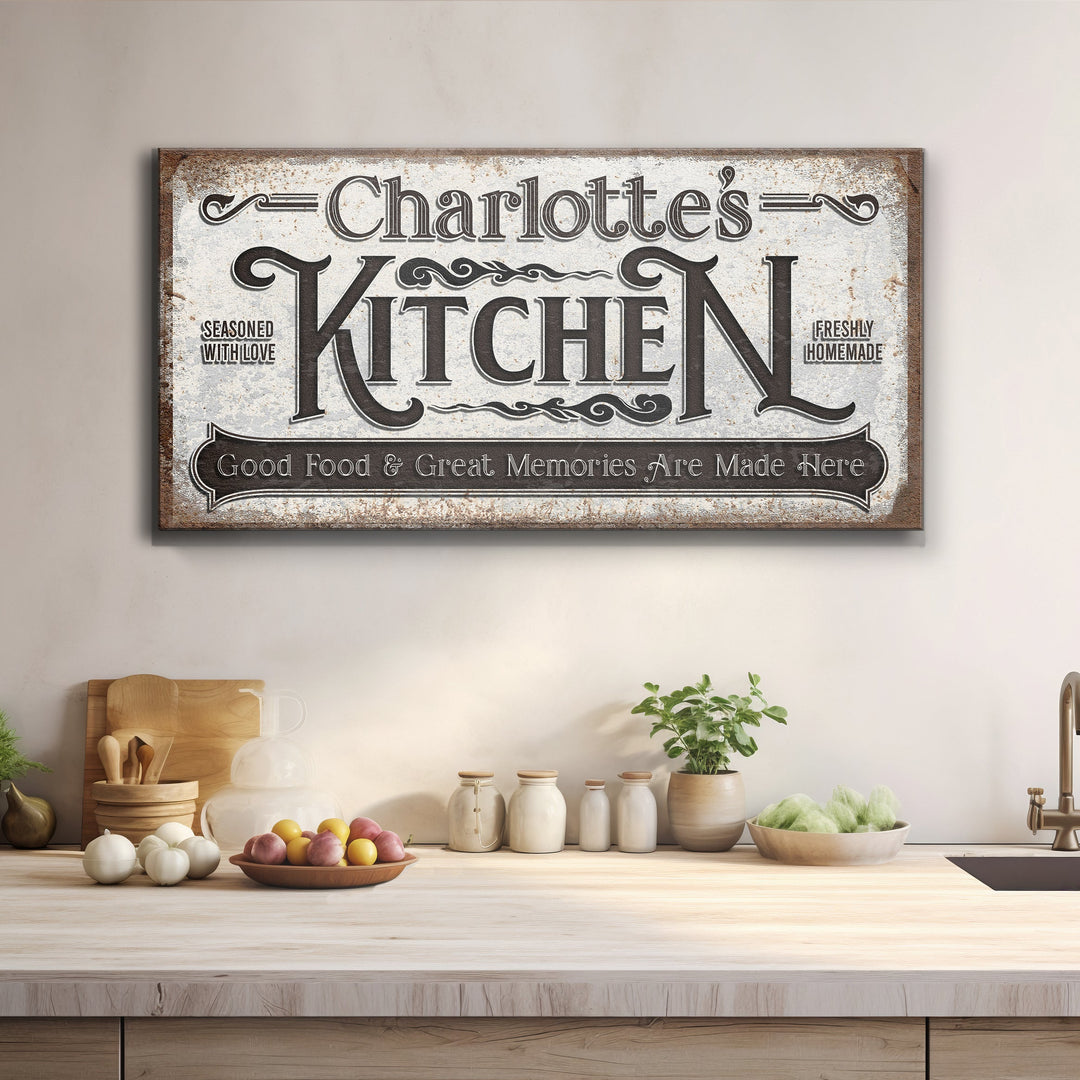 Custom Kitchen Sign II