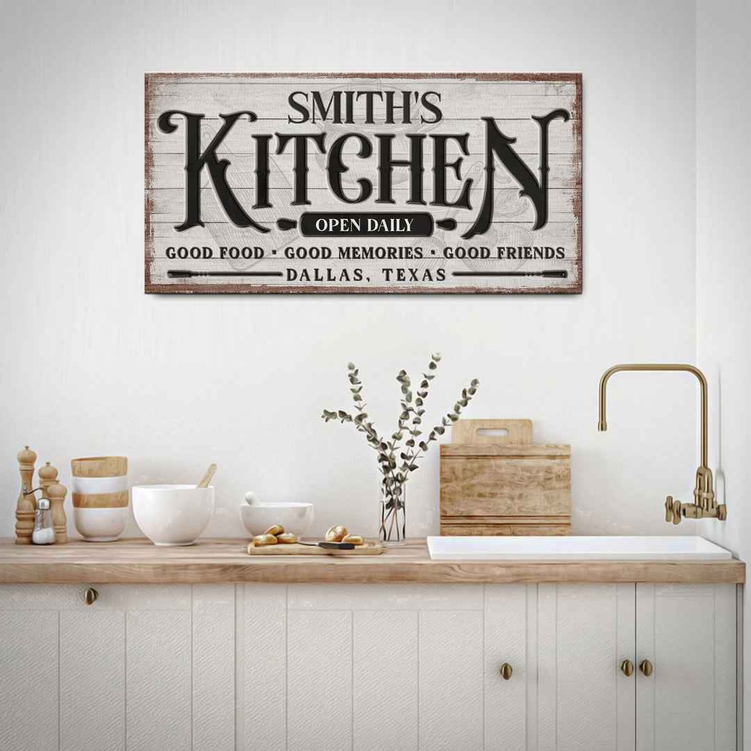 Custom Kitchen Sign