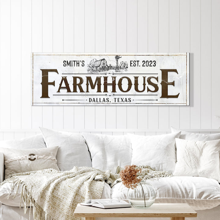 Custom Rustic Farmhouse Sign II
