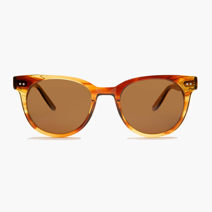 Round Hipster Sunglass with Polarized Lens - Darcy