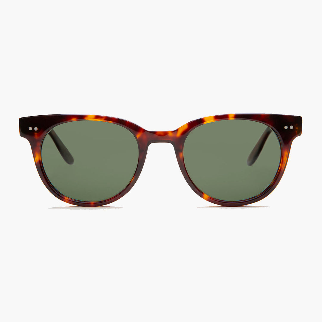Round Hipster Sunglass with Polarized Lens - Darcy