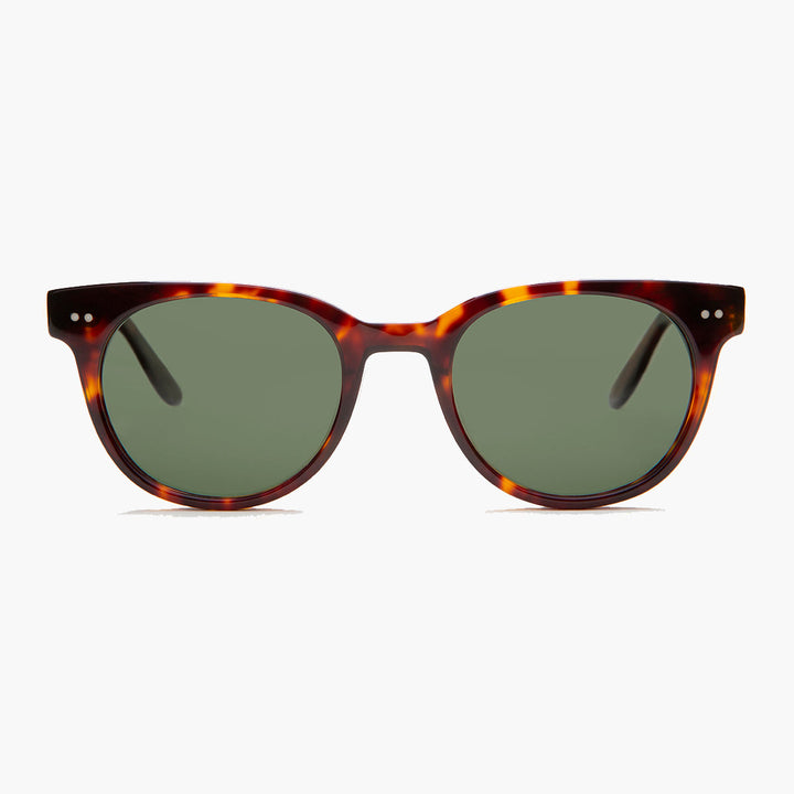 Round Hipster Sunglass with Polarized Lens - Darcy