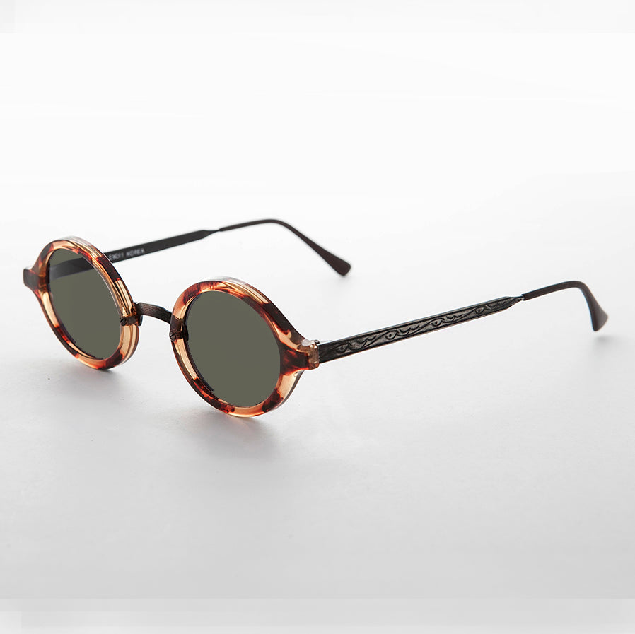 Art Deco Oval Vintage Sunglasses - Degas