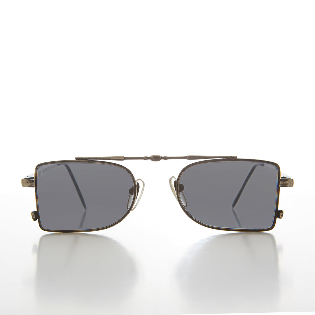 Futuristic Pilot Style Vintage 90s Sunglass - Delvin