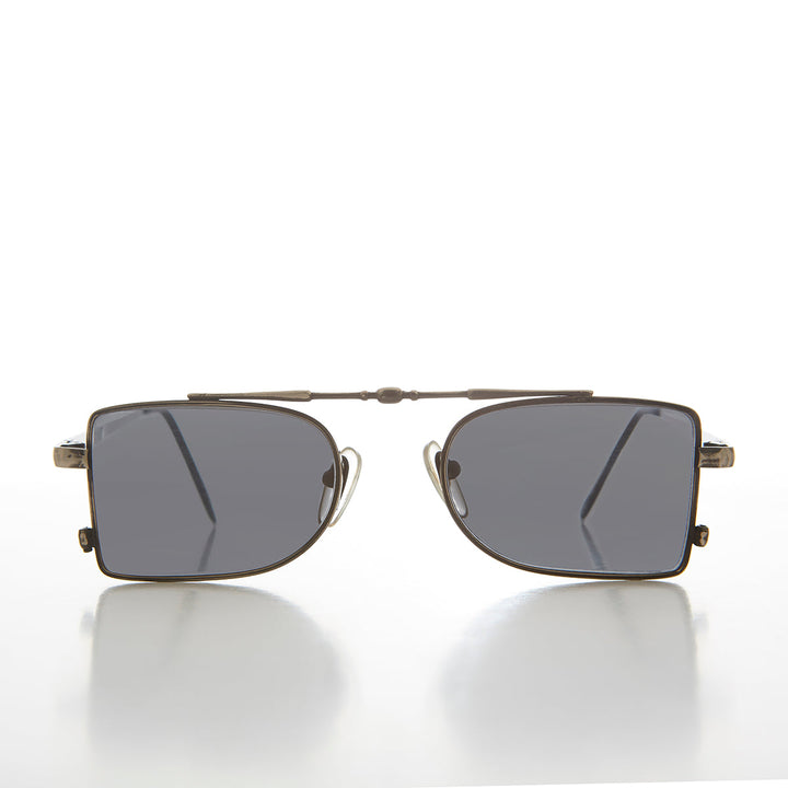 Futuristic Pilot Style Vintage 90s Sunglass - Delvin