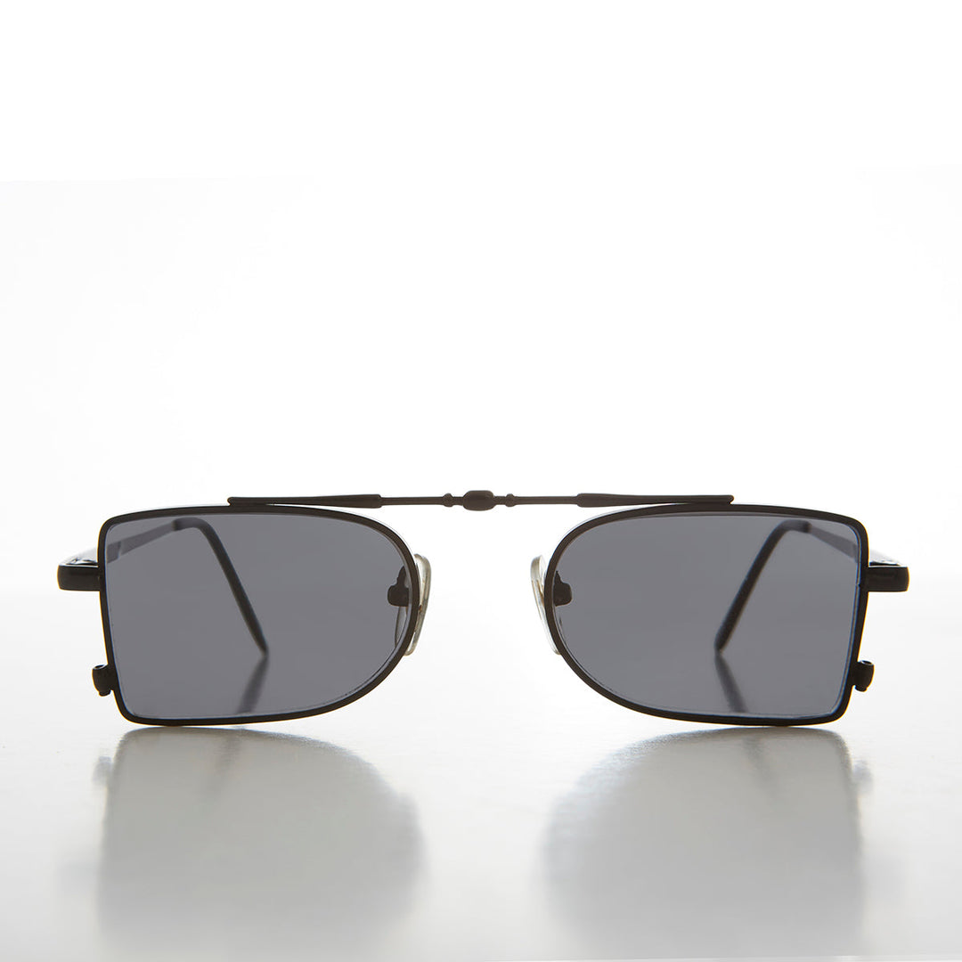 Futuristic Pilot Style Vintage 90s Sunglass - Delvin