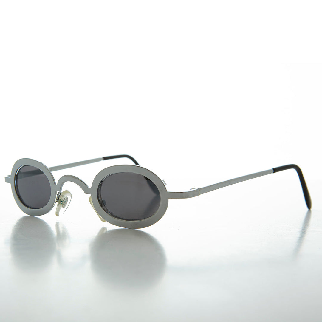 Micro Vintage Sunglasses with Tinted Lenses - Desert