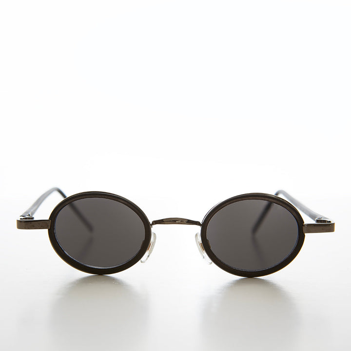 Tiny Oval Indie Futuristic Sunglasses - Weldon