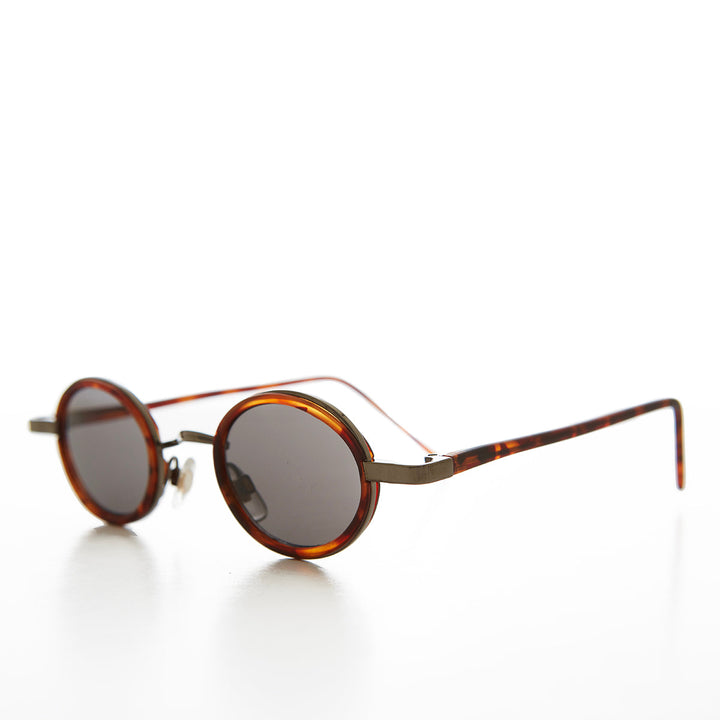 Tiny Oval Indie Futuristic Sunglasses - Weldon
