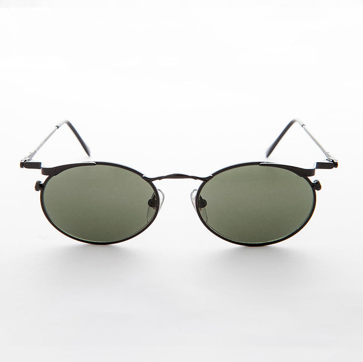 Oval Punk Grunge Steampunk Vintage Sunglass - Dieselgoth