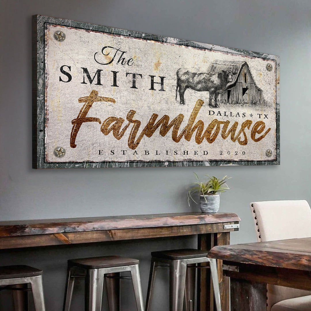 Rustic Farmhouse Sign