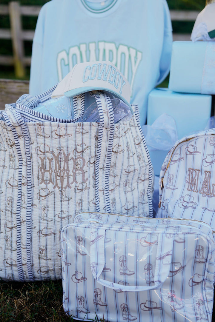 Cowboy - Baby Blue Vintage Trucker Hat