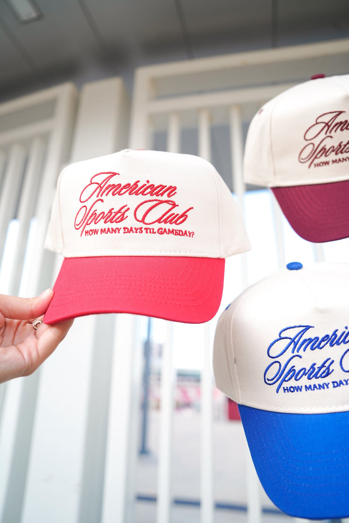 American Sports Club Vintage Trucker Hat