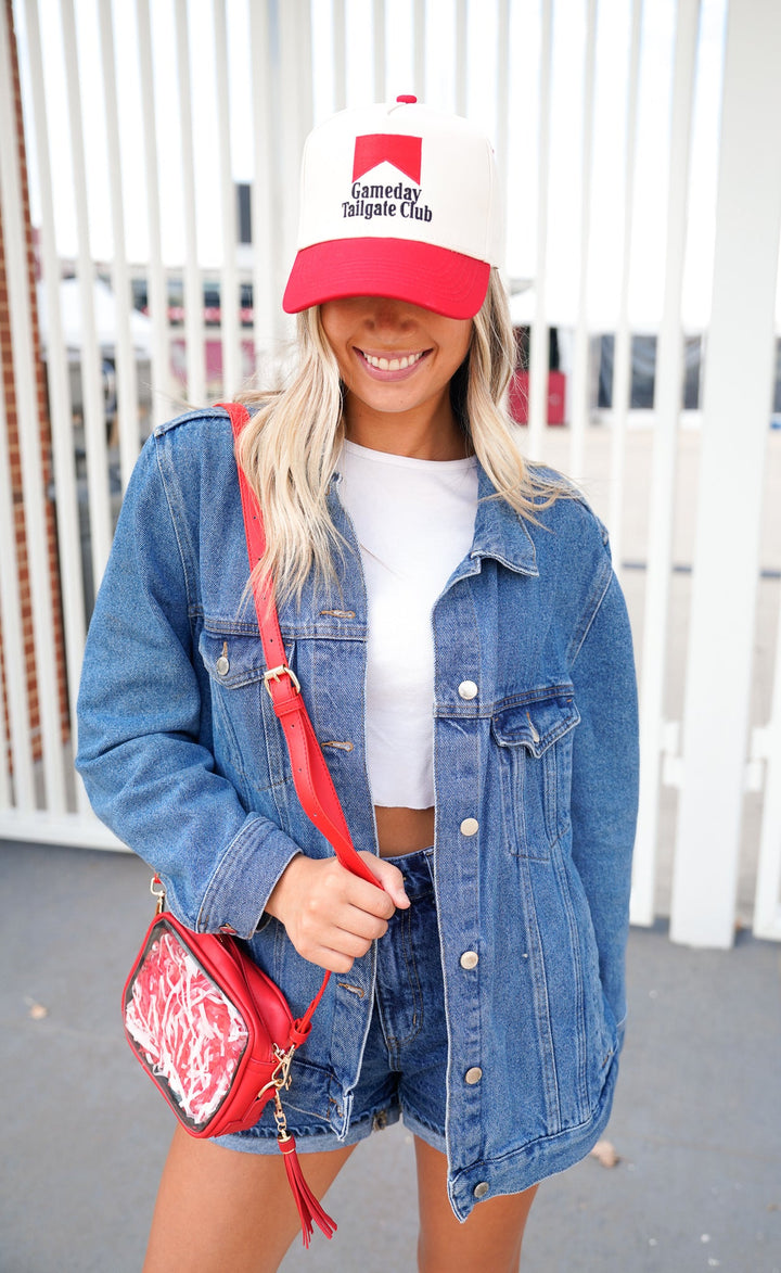 Stadium Approved Clear Purse With Tassle