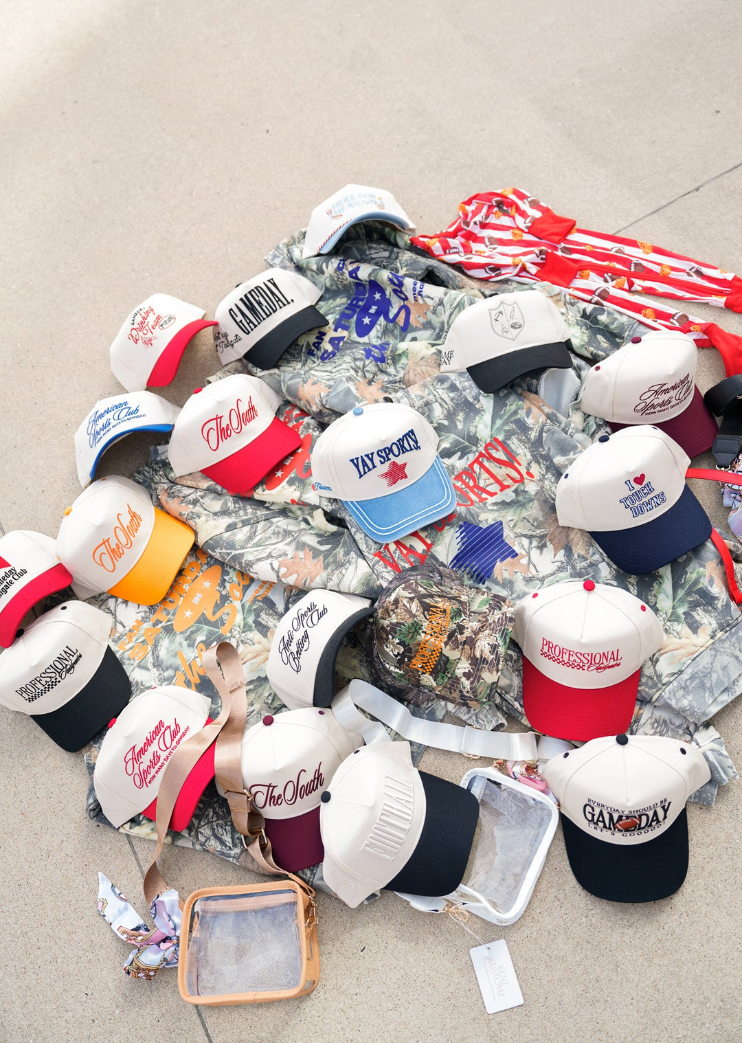 American Sports Club Vintage Trucker Hat