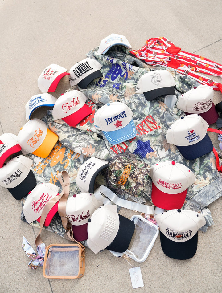 Gameday Crest #1 Fan - Black Vintage Trucker Hat