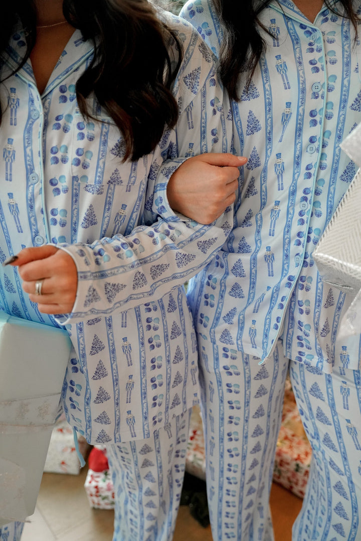 Blue Christmas - Long Pajama Set