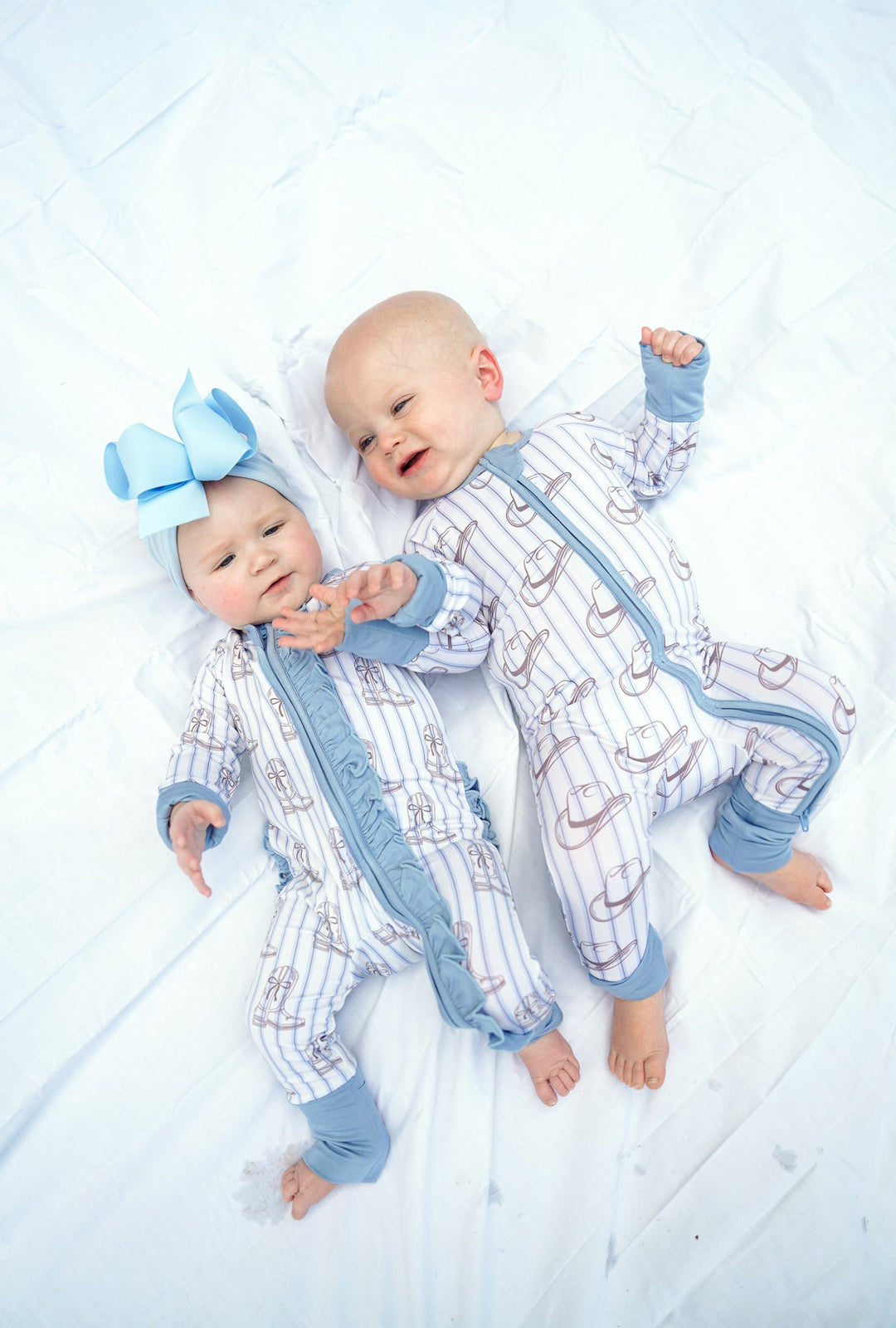 Western Blues Striped - Bamboo Sleeper