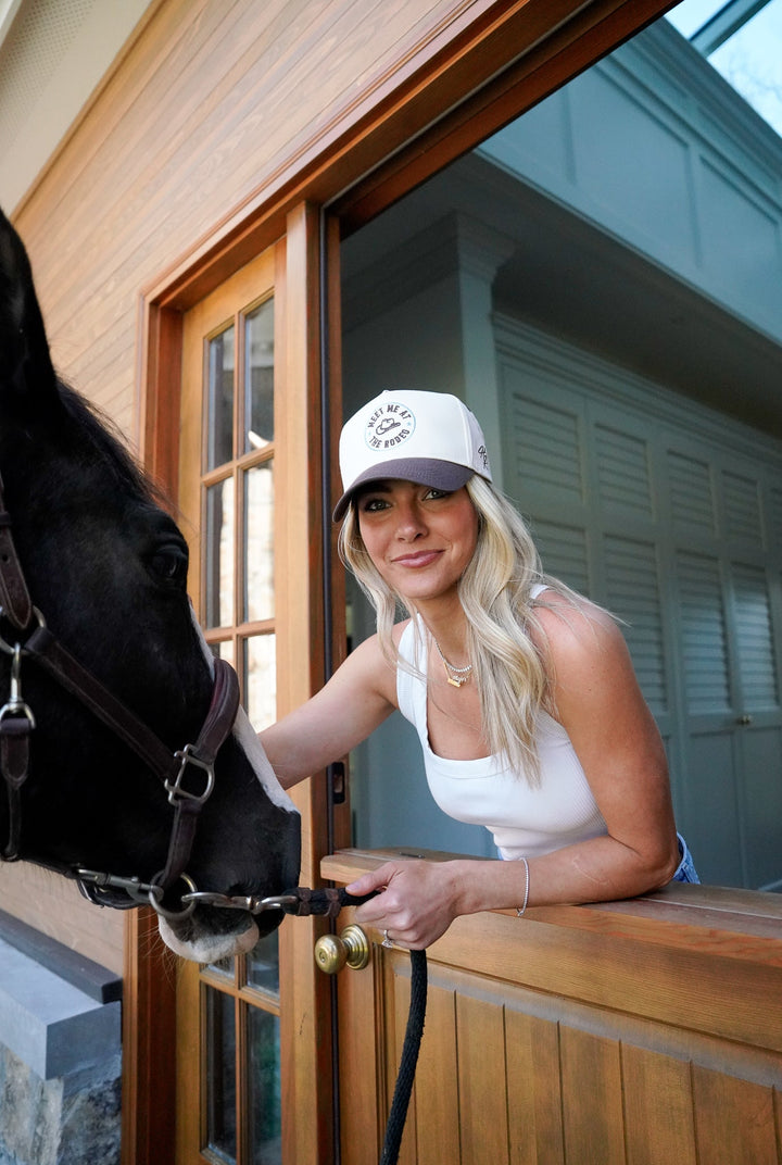 Meet me at the Rodeo - Brown Vintage Trucker Hat