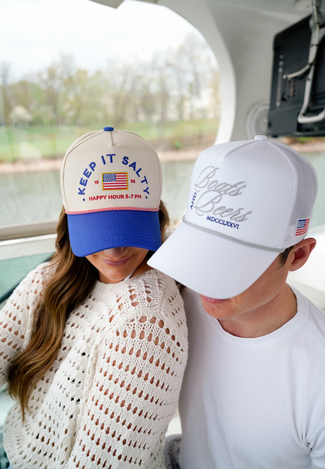 Keep it Salty - Royal Blue Vintage Trucker Hat
