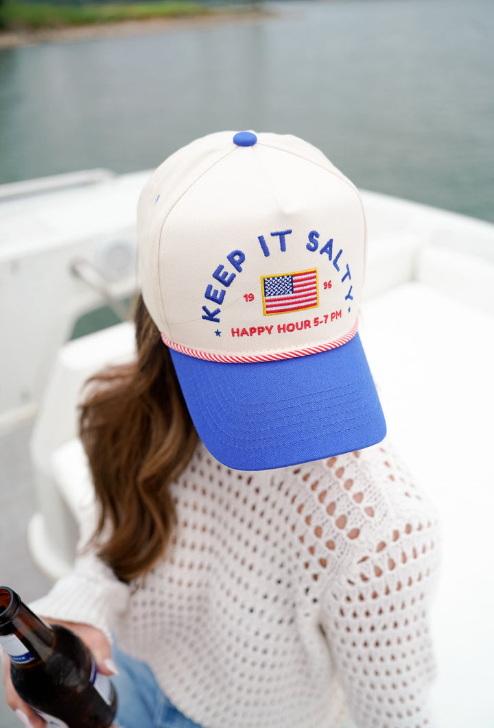 Keep it Salty - Royal Blue Vintage Trucker Hat