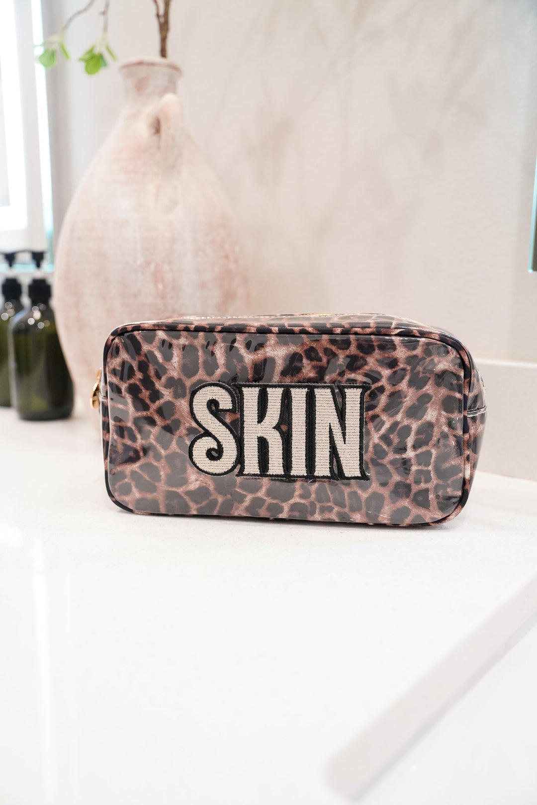 Skin - Leopard Clear Coat Large Bag