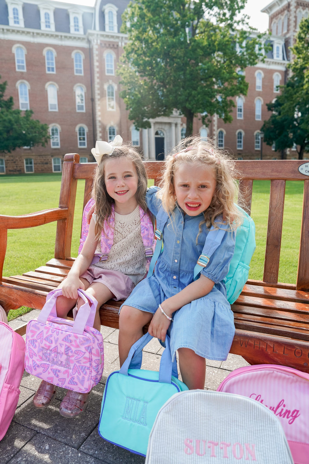 Lilac Hearts Backpack