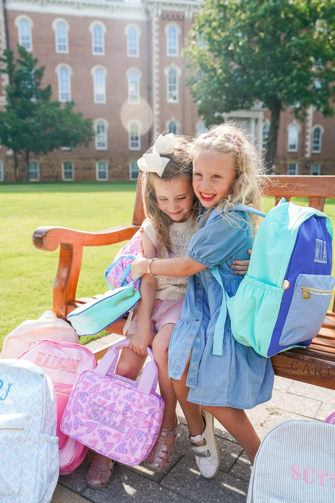 Lilac Hearts Backpack