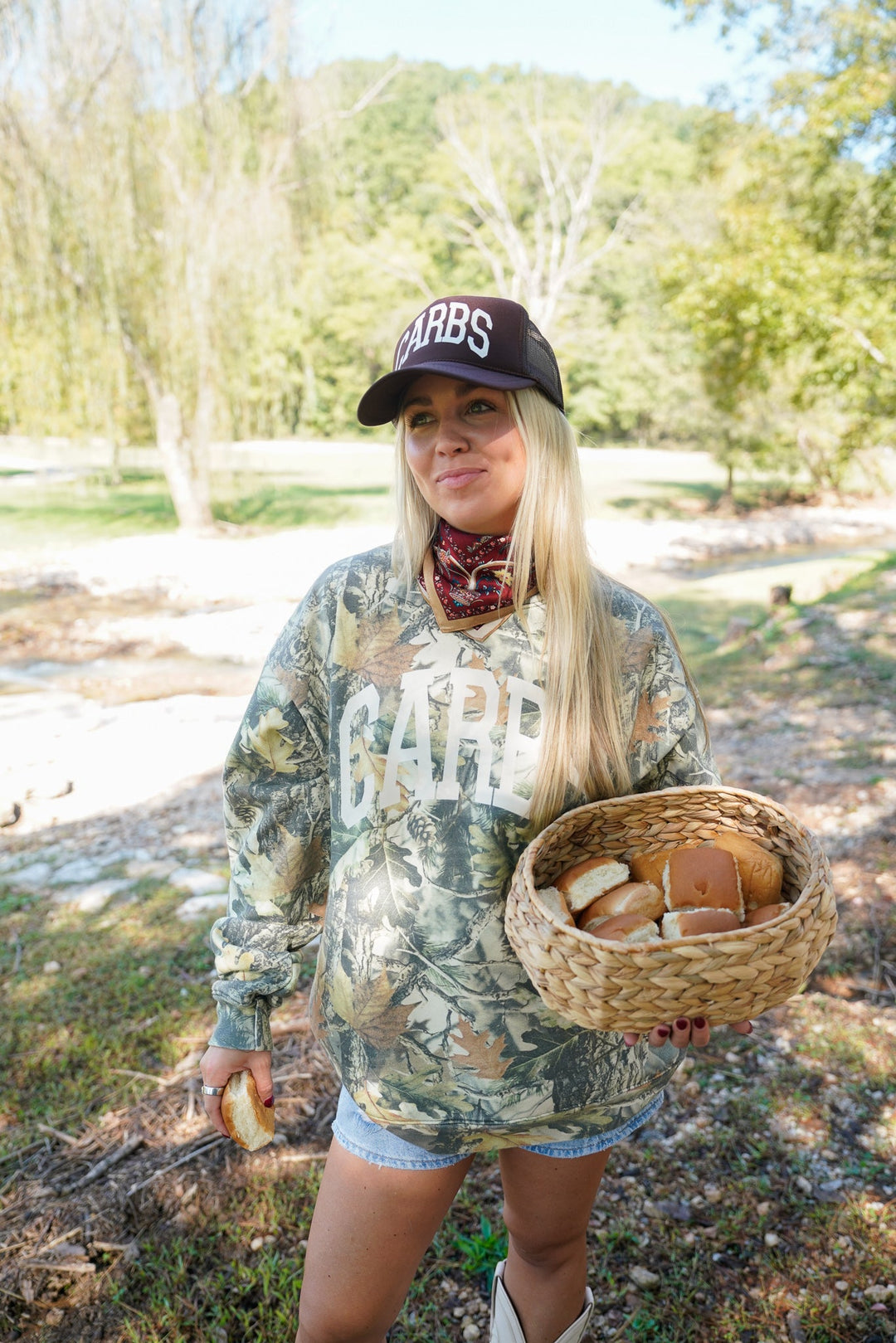 Carbs - Brown Foam Trucker Hat