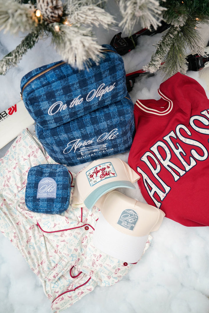 Apres Ski - Baby Blue Vintage Trucker Hat