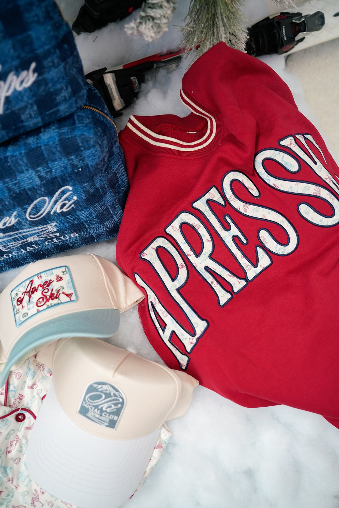 Apres Ski - Baby Blue Vintage Trucker Hat