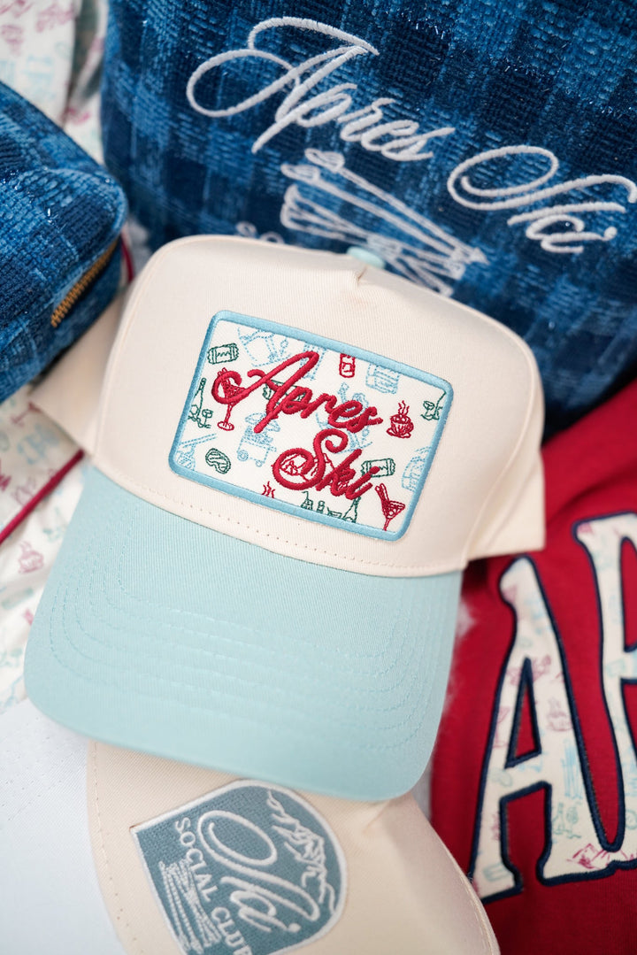 Apres Ski - Baby Blue Vintage Trucker Hat