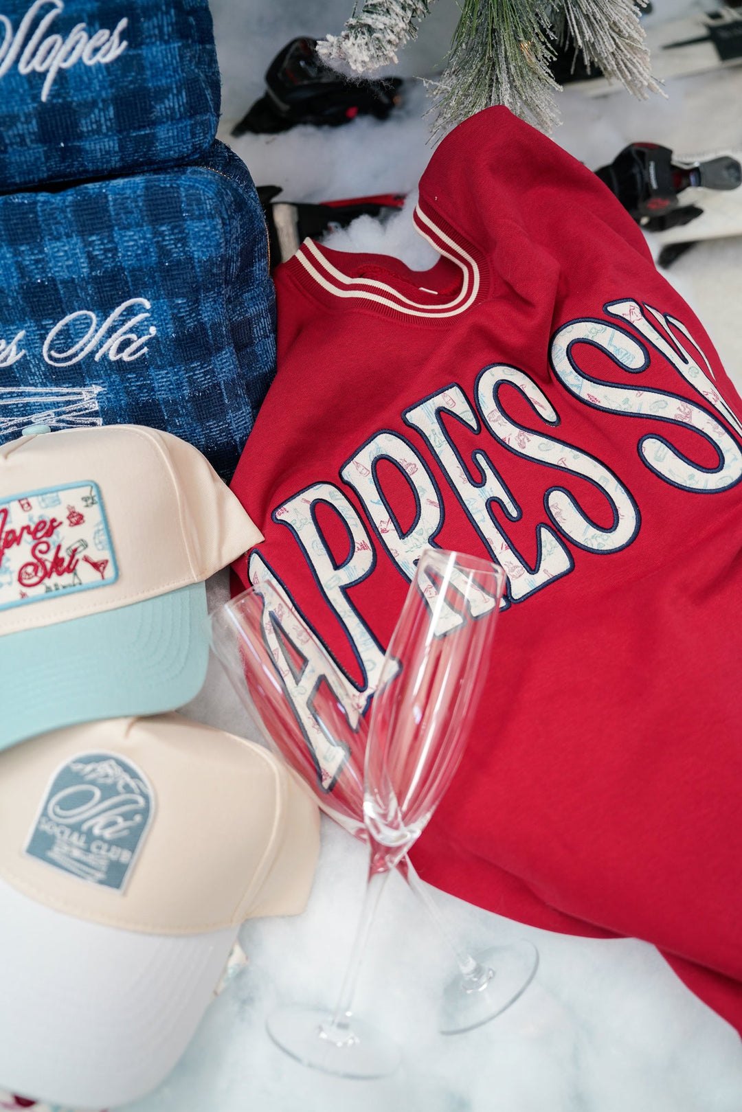 Apres Ski - Maroon Vintage Crewneck Sweatshirt