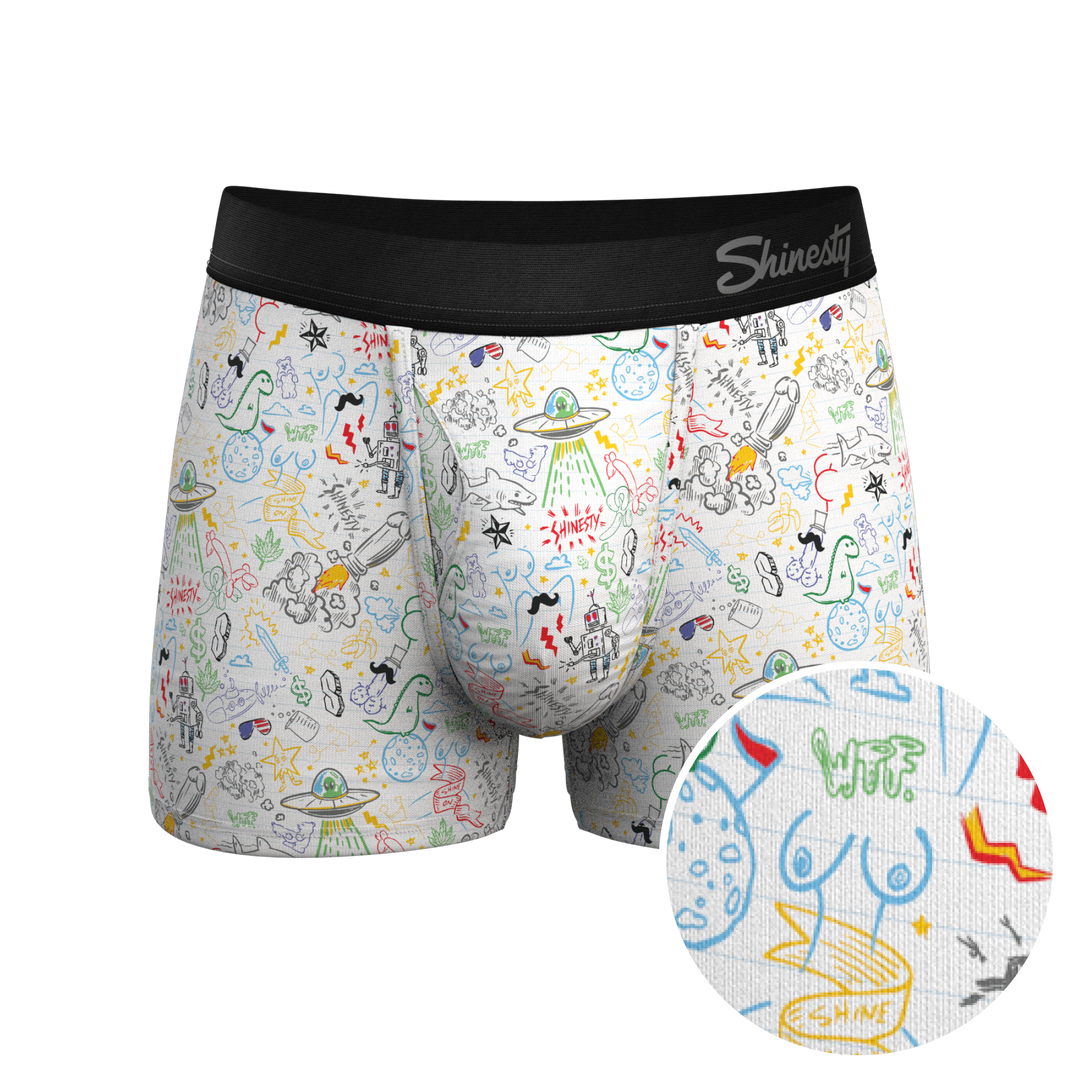 The Daily Detention | Doodle Ball Hammock® Pouch Trunk Underwear
