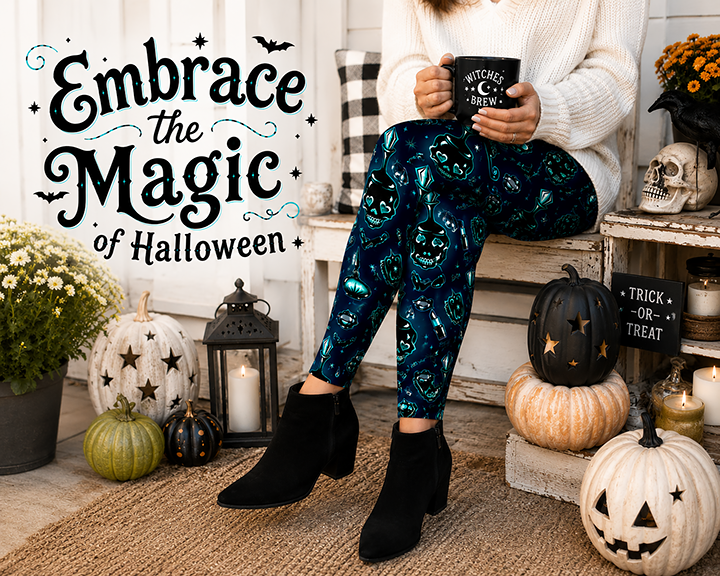 "Dark Desire" Leggings by Miss Fluff x Lipstick & Chrome