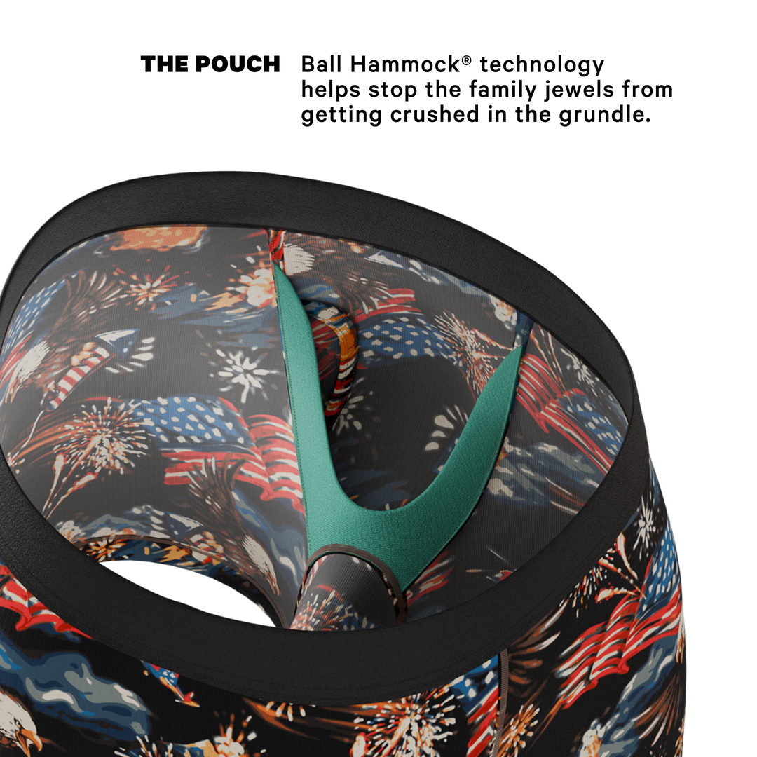 The Declaration | Americana Eagles Ball Hammock® Pouch Underwear With Fly