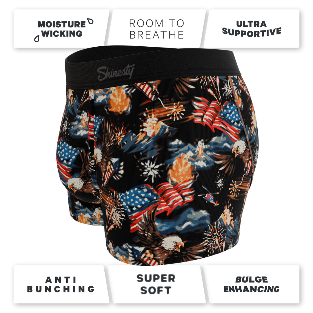 The Declaration | Americana Eagles Ball Hammock® Pouch Trunks Underwear