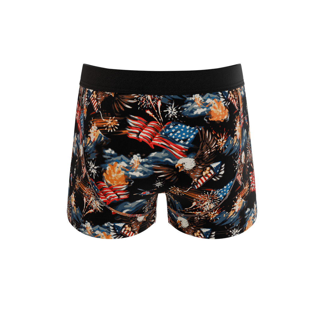 The Declaration | Americana Eagles Ball Hammock® Pouch Trunks Underwear