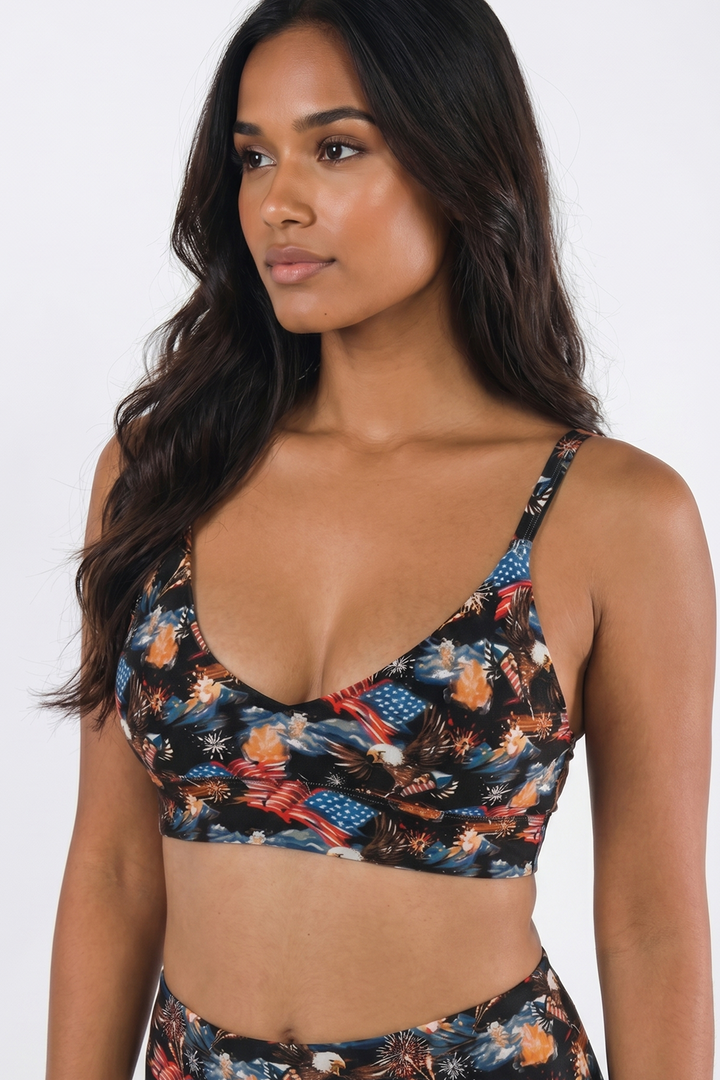 The Declaration | Americana Eagles Boob Hammock™ Plunge Bralette