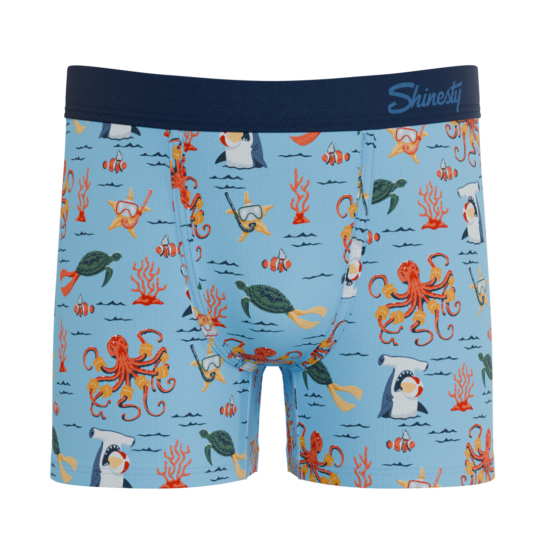The Deep End | Sea Creatures Boy's Boxer Briefs