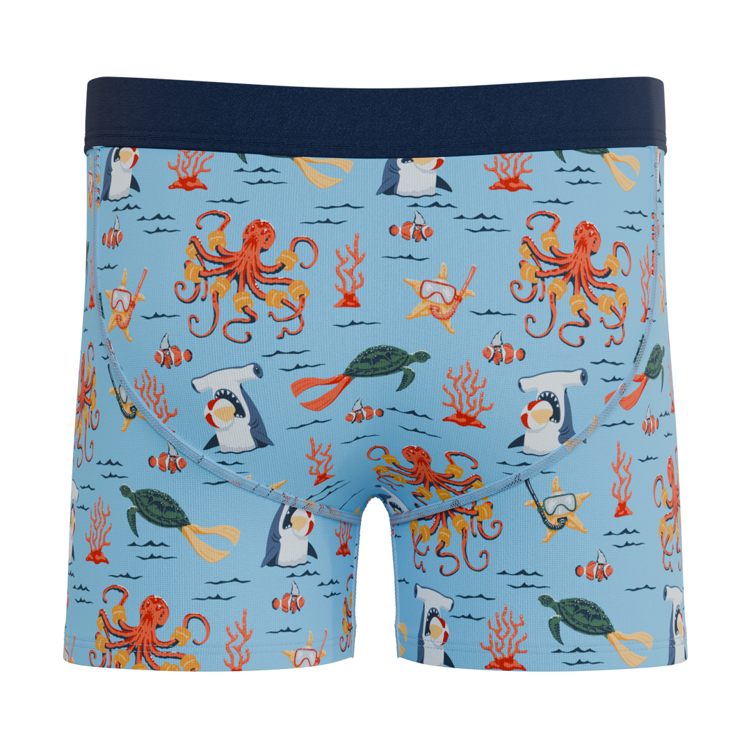 The Deep End | Sea Creatures Boy's Boxer Briefs