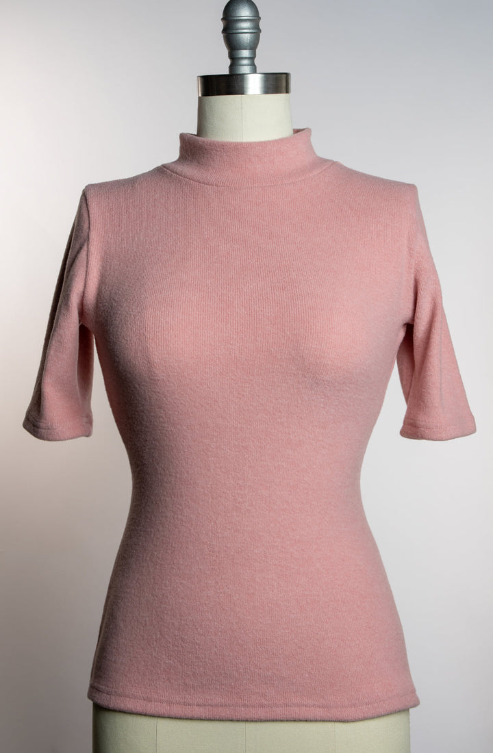 Denise Top - Plush Knit, Rose