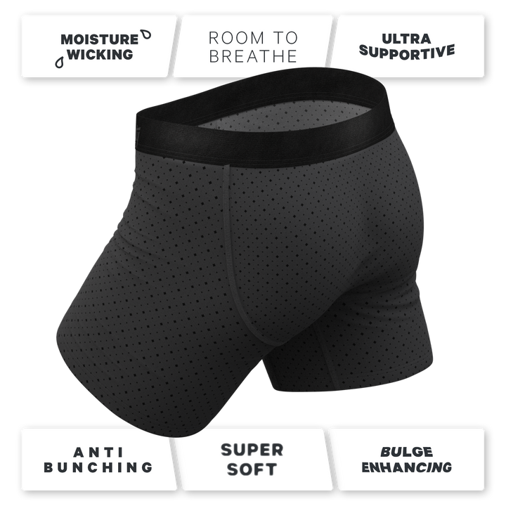The Diamond Dog | Micro Diamonds Ball Hammock® Pouch Underwear With Fly